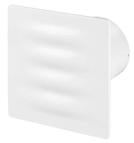Awenta 100mm Standard VERTICO Extractor Fan White ABS Front Panel Wall Ceiling Ventilation