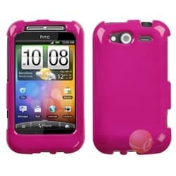 MYBAT Solid Hot Pink Phone Protector Faceplate Cover Compatible with HTC Wildfire S, Wildfire S
