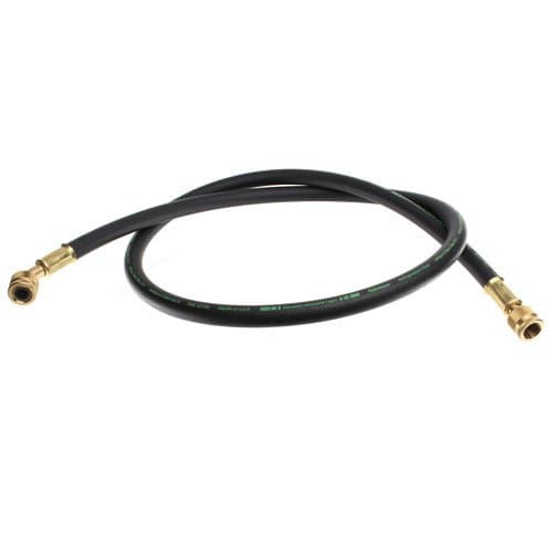 60" Black Refrigeration Hose, 3/8 Vacuum