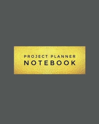 Project Planner Notebook: Grey Organizer For Your Projects Or Meetings, Our Book Includes: Attendees List, Action Items, Notes, Follow Up, & To Do List | 8”x10” Large Softback Journal