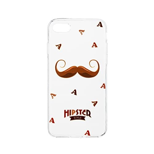 Jusor Iphone 7 Case Silicone Soft Shell Drawing Case for 4.7 Inches Iphone 7 (Moustache)