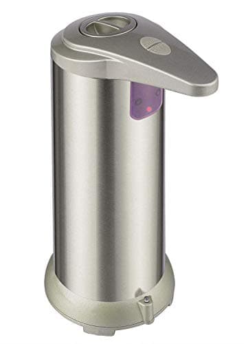 Yesjoy Kitchen Soap Dispenser, Automatic Liquid Dish Hand Soap Dispenser Stainless Steel, Touchless Motion Sensor Soap Pump for Bathroom Countertop