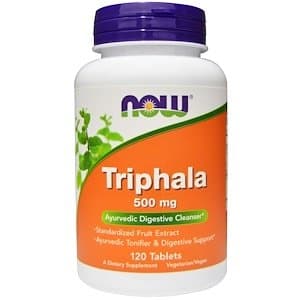 Triphala, 500 mg, 120 Tablets