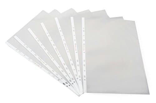 AmazingHind FS size Transparent Protector Leaf For Certificates, Documents And Other Important Papers.Compatible With All Kinds Of Filling System, Protects From Dust And Scratch (Size: FS, Pack Of 75)