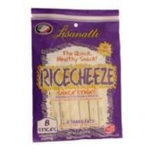 Ricecheeze Mozzarella Style Snack Sticks, 8 Ounce -- 6 per case.