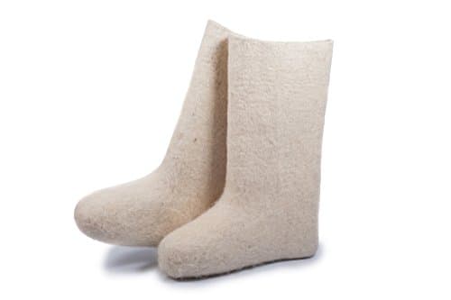 Russian Winter Boots (Valenki) – White – Barefoot