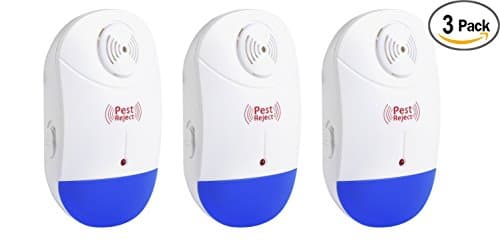 LINK Innovation Ultrasonic Pest Repeller Control-Electronic Plug In-Repelling for Insects-Roaches , Flies, Ants, Mice 3pcs