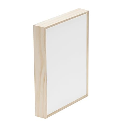 Da Vinci Pro Liquid Art Canvas Multi-Media Panels for High Flow Fluid Acrylics, Glazing Liquids, Pouring Mediums, Encaustics, Resin Paints, and Alcohol-Based Ink - [1.5" Deep, 11x14" Panel]