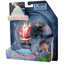 Arthur Christmas Mini Figure 2Pack Santa Bryony