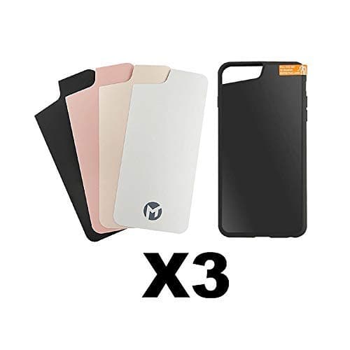 Mega Tiny Anti-Gravity Case 2 for iPhone 6 Plus/6S Plus/7Plus Black (3-Pack)