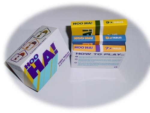 Hoo Ha! Kids Fun Times Tables Math Memory Game - 7, 8 & 9 Times Tables