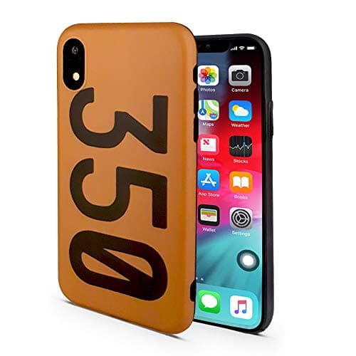 Case for iPhone XR | Sneaker Head 350 Boost | Durable Hard Plastic | Cover/Bumper/Skin/Cushion (Compatible only with The 6.1” iPhone XR) (Brown350)