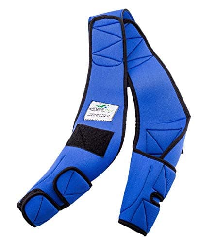 Nature Pet Deck Speed Elen Shoulder Elbow Support Strap Brace Fùr Dog (XL, blue)