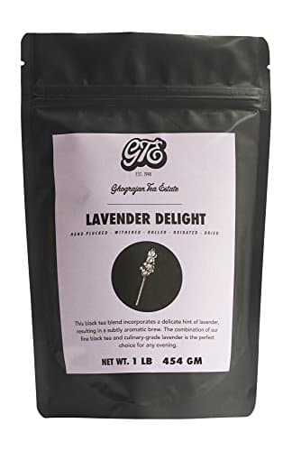 Lavender Black Tea (200 cups) - 2017 Fresh 100% Culinary Grade Lavender Blended with Premium Indian Black Tea - Directly Sourced from 5th Generation Farm in Assam - Bulk Tea Pack - 1 Pound