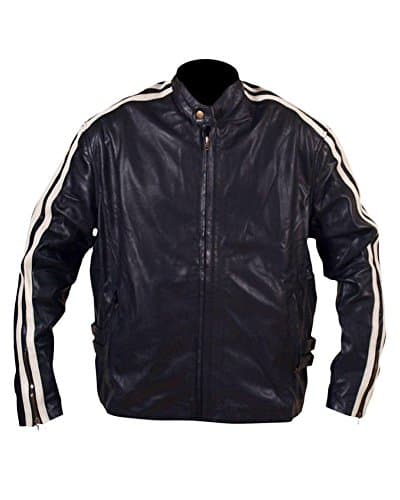 SleekHides Men's Gibson Real Leather Lethal Weapon Jacket