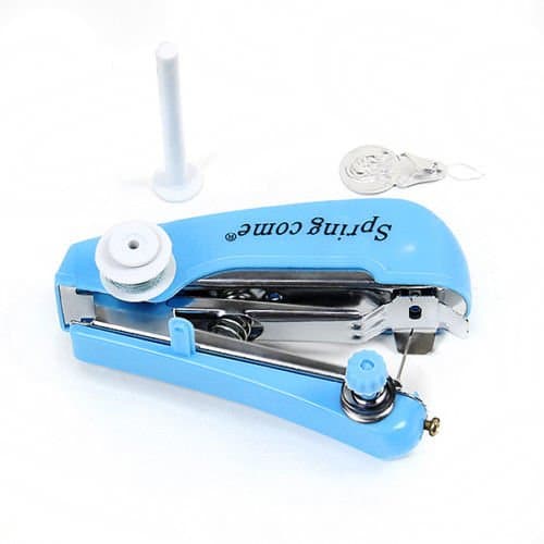 Portable Cordless Hand Held Sewing Machine Stitch Home Mini Clothes & Travel Use