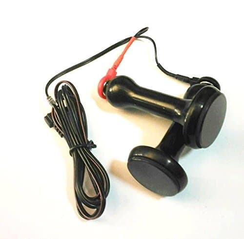 PAIR Shungite remote electrodes mini pawns with hadlesd and wire for Scenar and Cosmodic