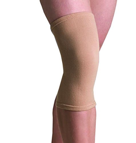 Diet Water Men's Therapeutic Micro Circulation Compression Patella/Knee Support Sleeve, Nude, Free Size