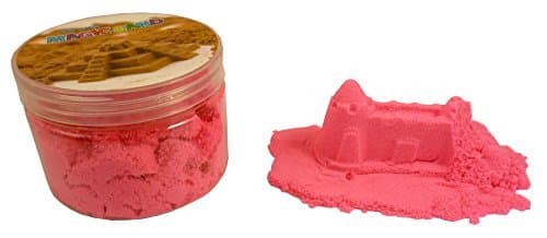Magic Sand Refill - 250g- PINK - Play Sand With No Mess! - Sculpture, Mold And Play!! by Magic Sand
