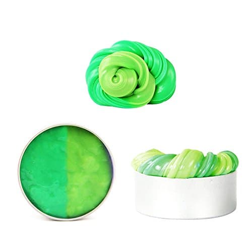 Lyxuan Heat-Sensitive Color Changing Lab Putty Slime Mud Thinking Putty Kit Soft Slime Magic Mud Toy Relieves Stress And Anxiety Toy for Children and Adults (Green to Yellow)