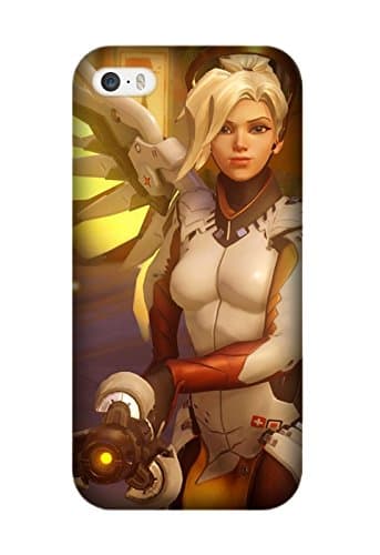 Iphone 5/5S/Iphone SE Video Game Overwatch Case, Shockproof Silicone Impact Rugged Armor Defender Case Cover for Iphone 5/5S/Iphone SE