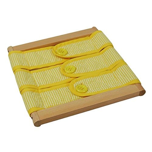 Montessori Toddler Dressing Frame: 3 Buttons