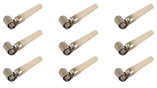 48 x Foil Silver Party Blowouts