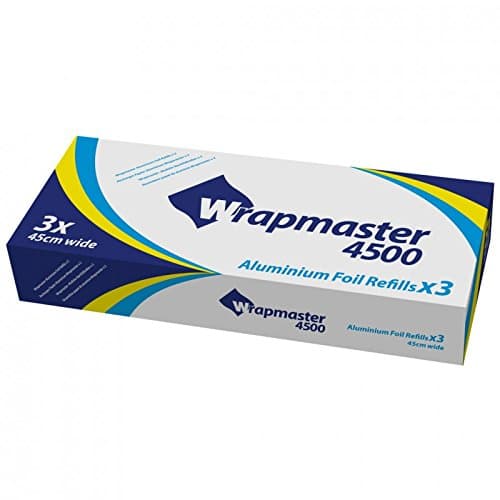 Wrapmaster 4500 Aluminium Foil Refills - 45cm x 90m (Pack of 3)