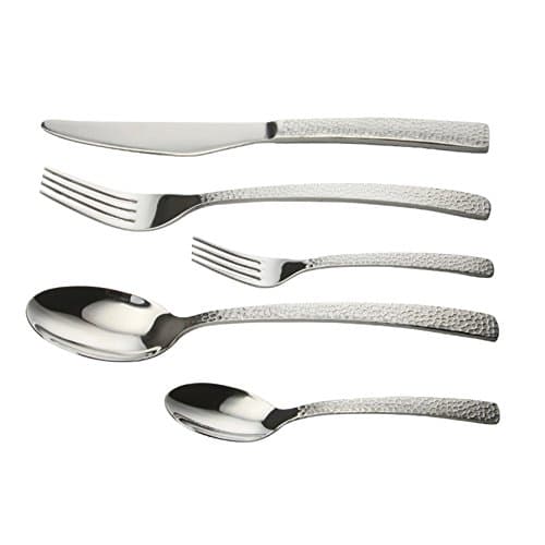 Novelty Creative Silverware Stainless Steel Flatware Wedding Party Dinner 5pcs Tableware Set Fork Knife and Spoon