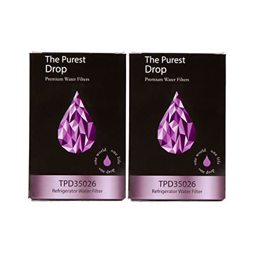 2 Pack The Purest Drop: GE MWF Compatible Refrigerator Water Filter – WQA Gold Seal – GE, Kenmore, Hotpoint