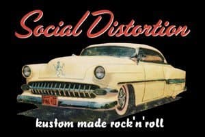 Social Distortion Car Magnet M-0300