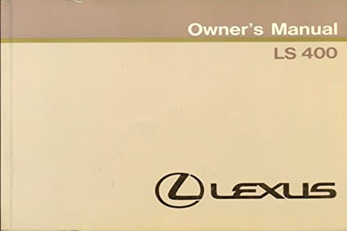 Lexus Owner's Manual Handbook LS400