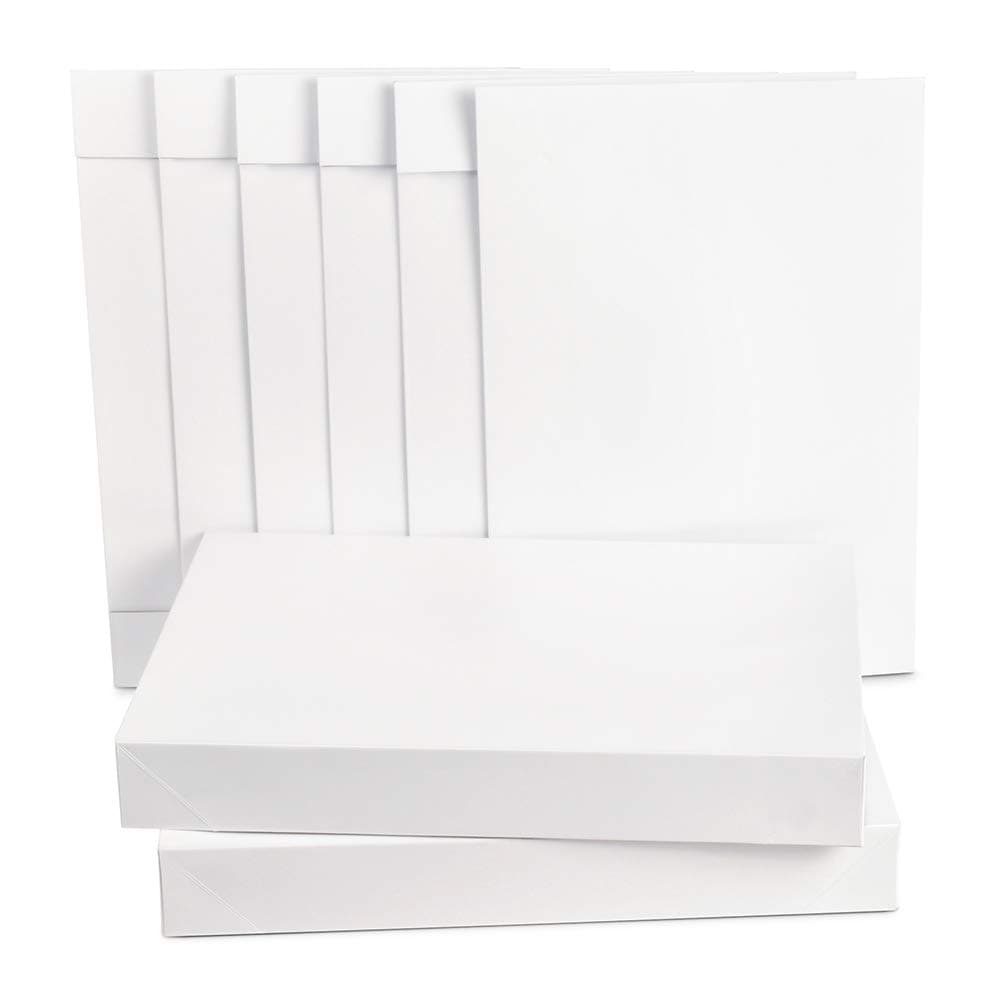 ValBox Shirt Gift Boxes 10 Pack White Large Paper Gift Boxes with Lids for Birthtday, Baby Shower, Wedding, Christmas, Easy Assemble Boxes, 14.25 x 9.5 x 1.8 Inches