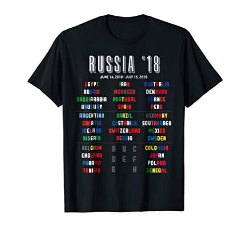 World 32 Team Cup Group Stage Shirt 2018
