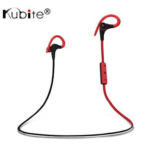 US Shipping Kubite Bluetooth Headphone Bluetooth V4.1 Wireless Stereo Sports Running Headset Earphone Sweatproof Handsfree With Mic
