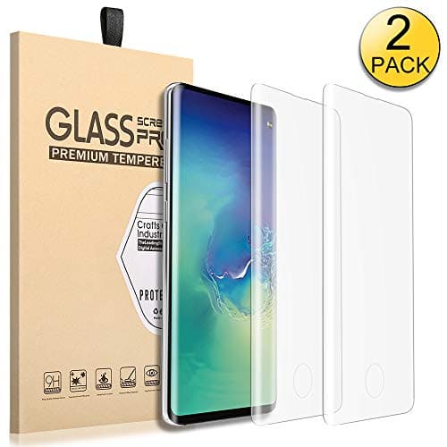 Designed for Samsung Galaxy S10 Tempered Glass Screen Protector, 2-Pack
