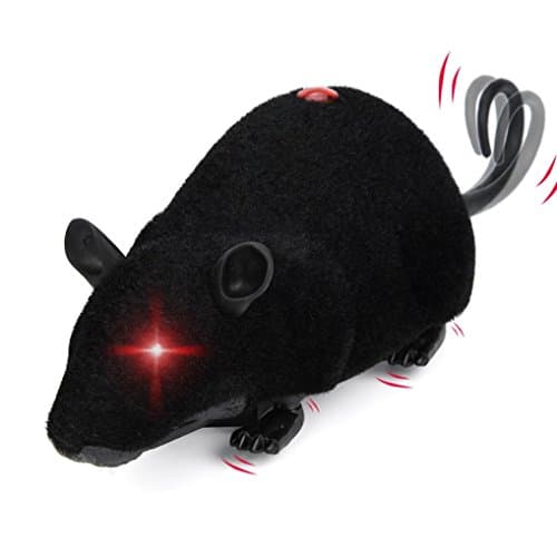 Mamum Wireless Remote Control MouseToy Fun Electric Wireless Remote Control Plush Mouse Rat Toy Fool's Day Gift for Kid