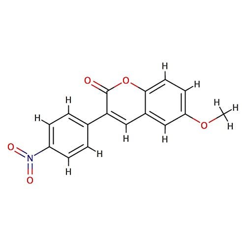6-METHOXY-3(4'-NITROPHENYL)COUMARIN, 250 mg