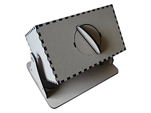 CraftyMDF Flatpack Small Tombola Drum 6 x 6 Table top Drum, for up-to 500 Tickets