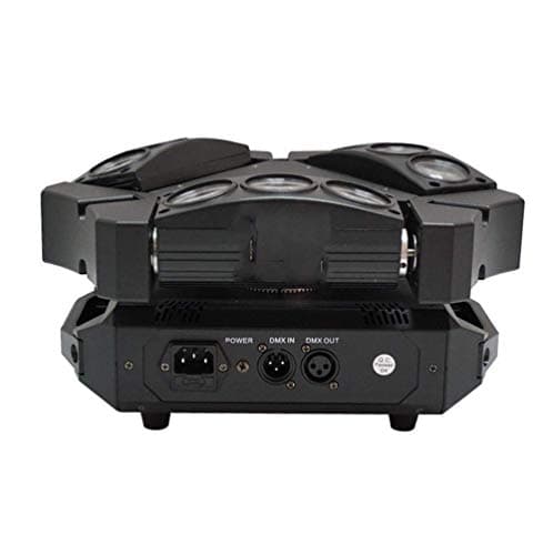 LED Full Color Mini Nine-Headed Bird Beam Moving Head Light 4 In 1 KTV Effect Light Private Room Light Laser Colorful Lights