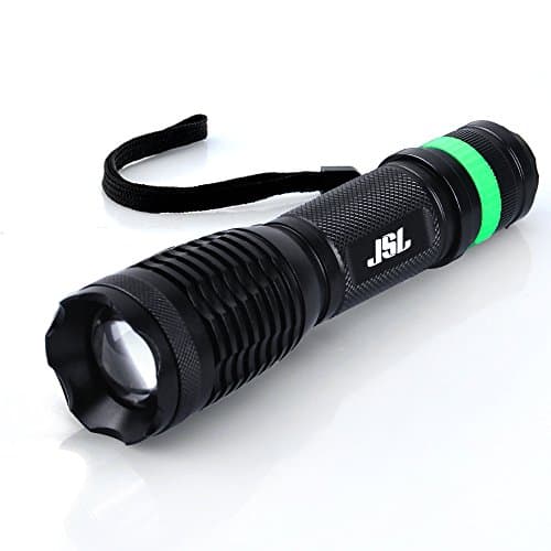 Handheld Flashlight, 1000 Lumens Luminous Design Portable XML T6 Led Cree Flashlight Water Resistant & Adjustable Focus with 3 Practical Modes for Camping & Hiking (Flashlight)