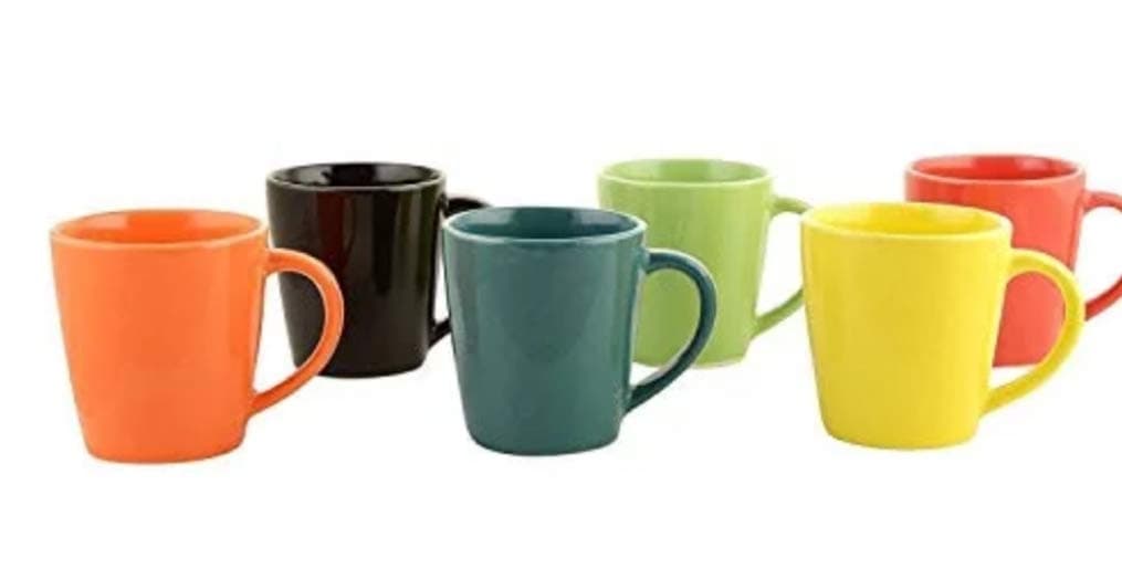 JRP MART Cup ( Multicolour, 130 ml ) - 6 Pieces