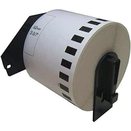 1 Roll Compatible Brother DK-2205 (2-3/7" x 100') Address Continuous Paper Labels With Permanent Cartridge