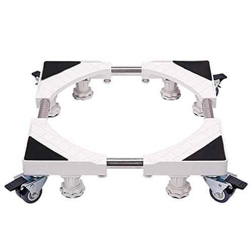8 Wheels 8 Feets Movable Adjustable Base With Size Adjustable for Washing Machine, Dryer and Refrigerator