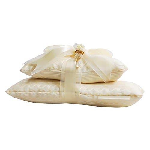 Elegant Bow Scented Sachet in Beige Medalion