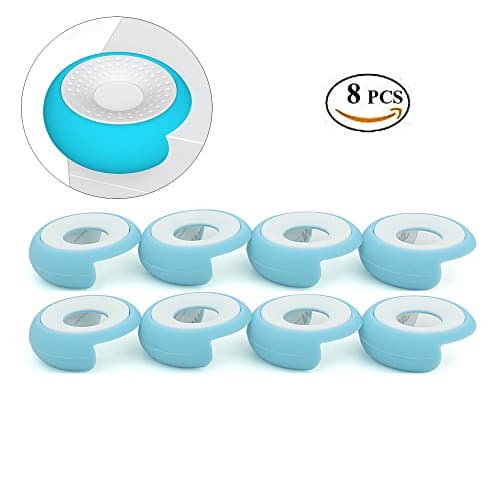 Baby guards Large size (2.2 inches) thicker 8 Pack,Food grade Furniture Corner Protectors,Super strong adhesion Child Proof Corner Safety Bumpers (Blue)