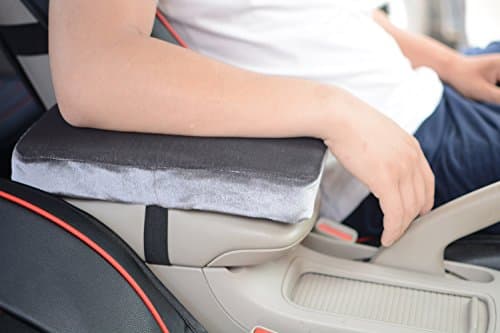 Comforfeel Memory Foam Auto Console Arm Rest Support Cushion (Gray)