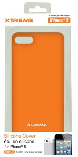 Xtreme 50156 Silicone Case for the iPhone 5 - 1 Pack - Retail Packaging - Orange