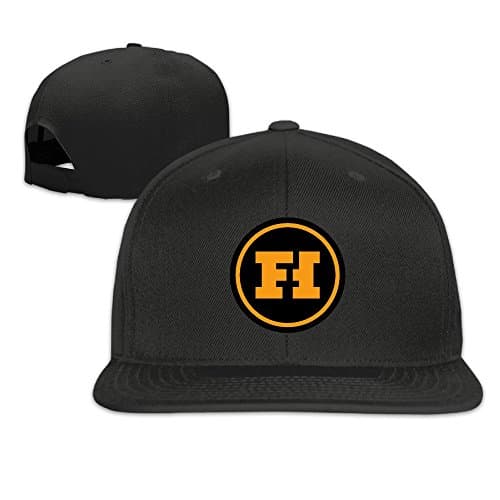 BODAP Funhaus Poster Logo Adjustable Flat Along Baseball Cap Black