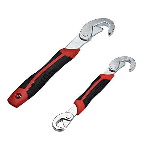Dugoo 2Pcs Universal Magic Wrench Quick Adjustable Grip Wrench Set Multi-Function 9-22Mm/23-32Mm Ratchet Wrench Spanner Hand Tools Set